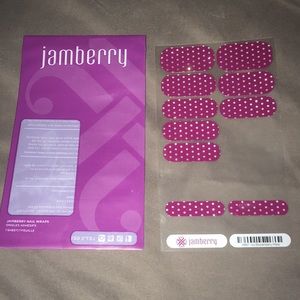 Partial set of Jamberry nail wraps
